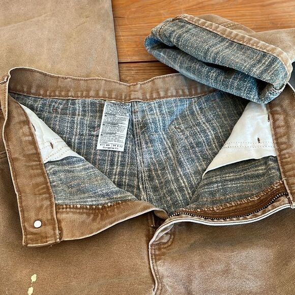 Carhartt Pants Dungaree Lined 34 x 32 - Picture 4 of 11